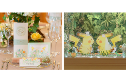 「ポケモン」ウエディングプラン登場！ ケーキ、テーブル、ウェルカムボード... ピカチュウが“結婚式”を彩る 画像