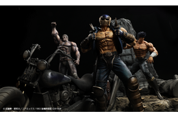 「北斗の拳」よくできた台座～～～～!! 世界観を表現したジャギ専用のフィギュア台座「バイクベース」登場 画像