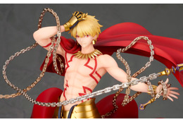 「FGO」アーチャー/ギルガメッシュが第三再臨の衣装でフィギュア化！ 金の甲冑も目を引く存在感 画像