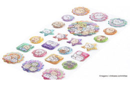 「ちいかわ」キラキラでツヤツヤな“ぷっくりごほうびシール”や、文字練習のやる気がUPするスタンプ登場！ 画像