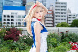 この頃流行りのキューティーハニーが爽やかで可愛い！懐かしのミニワンピに白い柔肌×美脚が映える【コスプレ／写真8枚】 画像