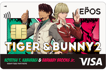 「TIGER & BUNNY 2」虎徹とバーナビーや新ヒーローの姿も！オリジナルグッズ＆クレジットカード登場 画像