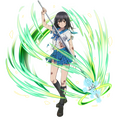 「姫柊 雪菜（CV: 種田梨沙）」（C）大森藤ノ・SBクリエイティブ/ダンまち3 製作委員会（C）WFS