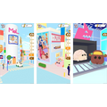 『PUI PUI モルカー もぐもぐパーキング』ゲーム画面・基本プレイ無料(C)見里朝希JGH・シンエイ動画/モルカーズ