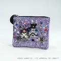 スパンコール刺繍ポーチ“Kuromi”    ¥9,690(税込)