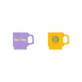 ■スタッキングマグ　ロゴ/ポッピーくん価格：各2,200円