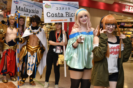「世界コスプレサミット」セントラルパーク地下街コスプレパレード