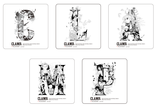 「CLAMP展」コラボメニュー　コースター